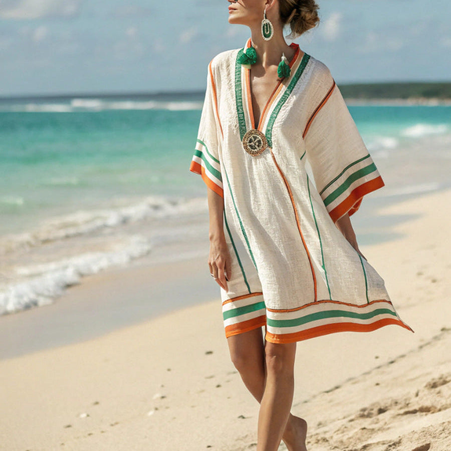 M&H | Tunic with Striped Pockets