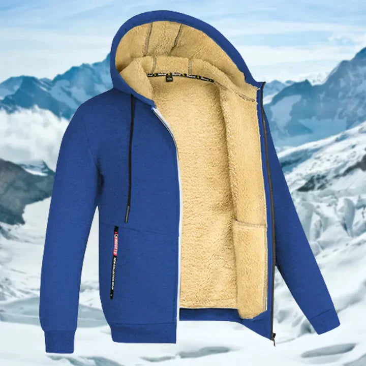 Elmont | Men's Fleece-Lined Hooded Winter Jacket