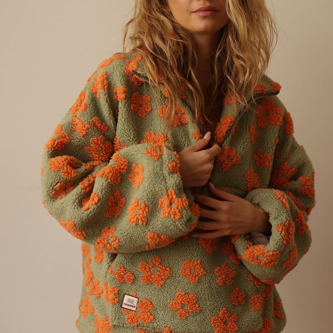 Maya | Relaxed-Fit Quarter-Zip Sweater