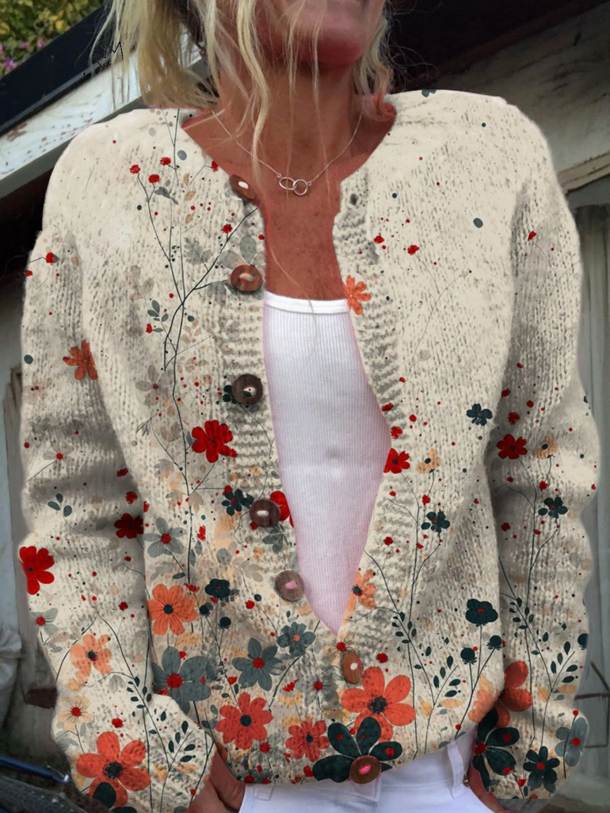 Elmont | Open-Front Knit Cardigan