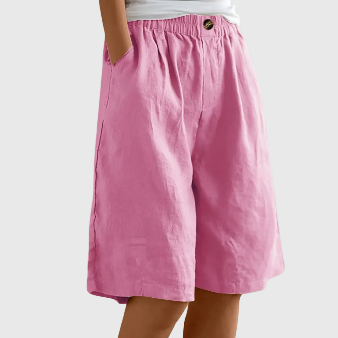 Elmont | Knee-Length Elastic-Waist Shorts