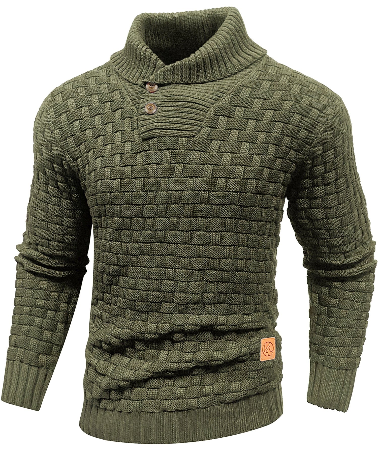 Elmont | Ribbed Button-Collar Sweater