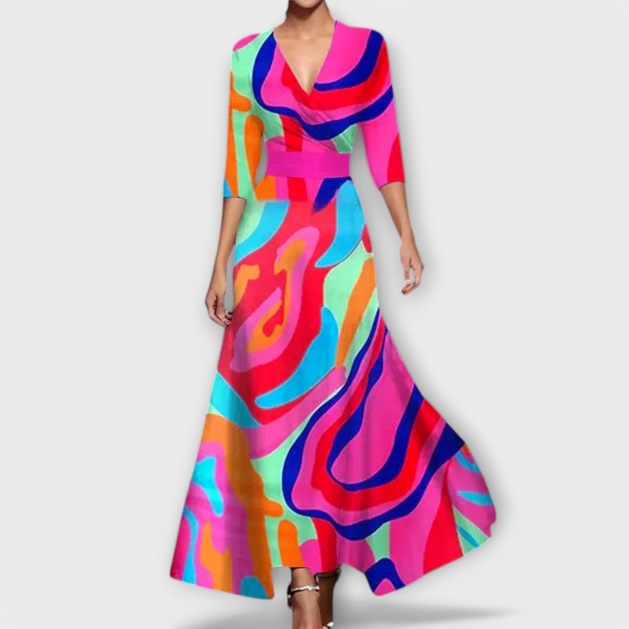 M&H | Printed Maxi Dress