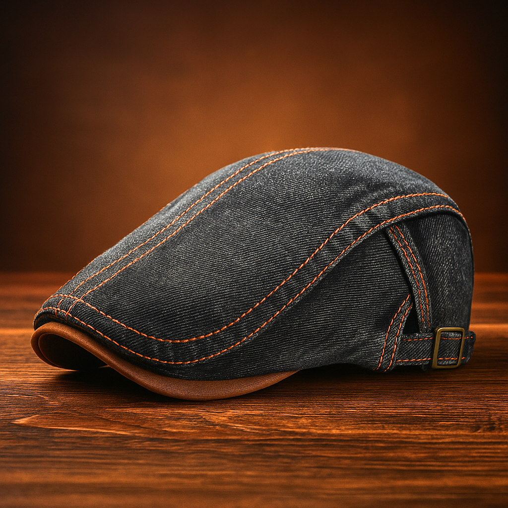 Elmont | Denim Flat Brim Cap