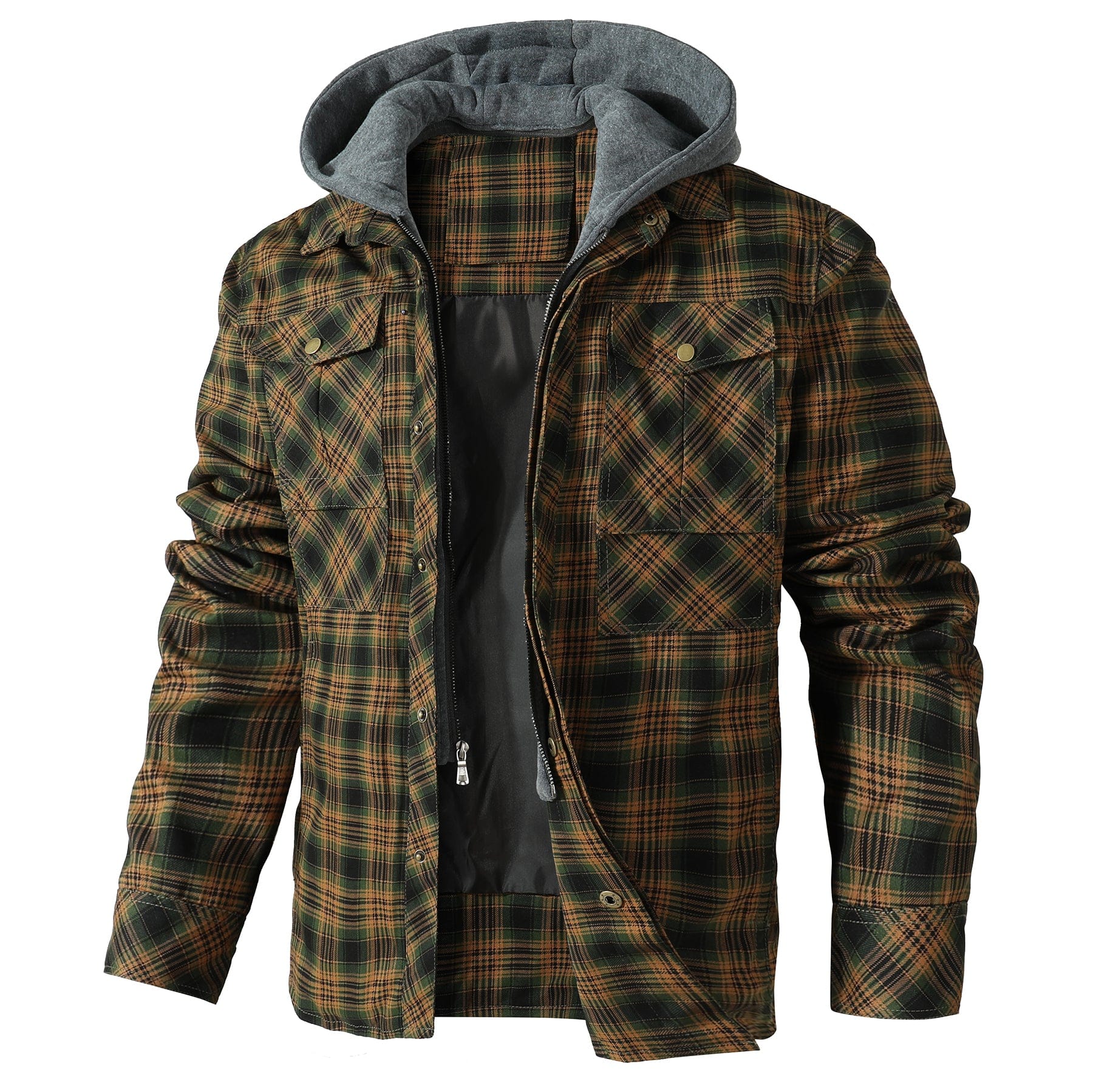 Elmont | Hooded Flannel Jacket