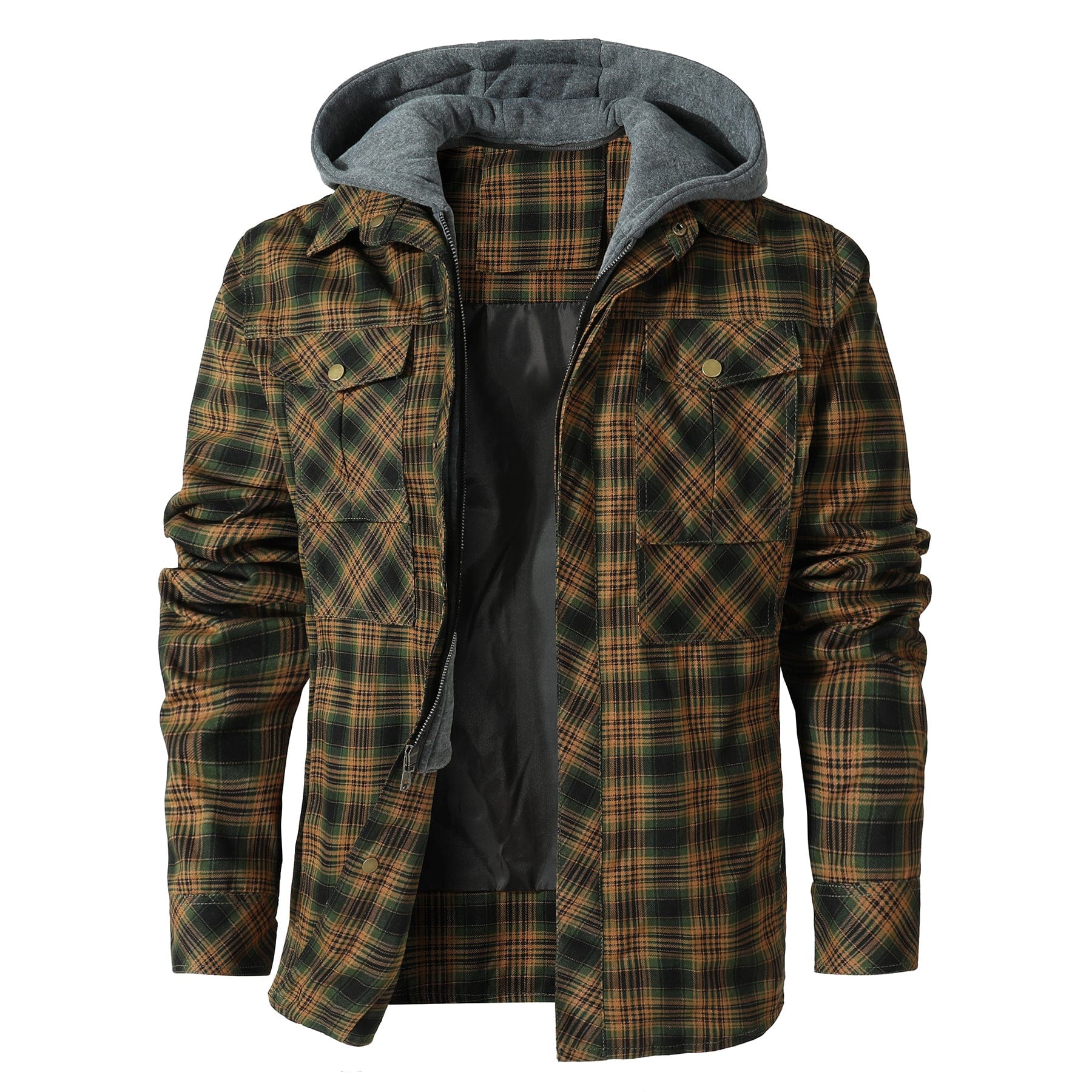 Elmont | Hooded Flannel Jacket