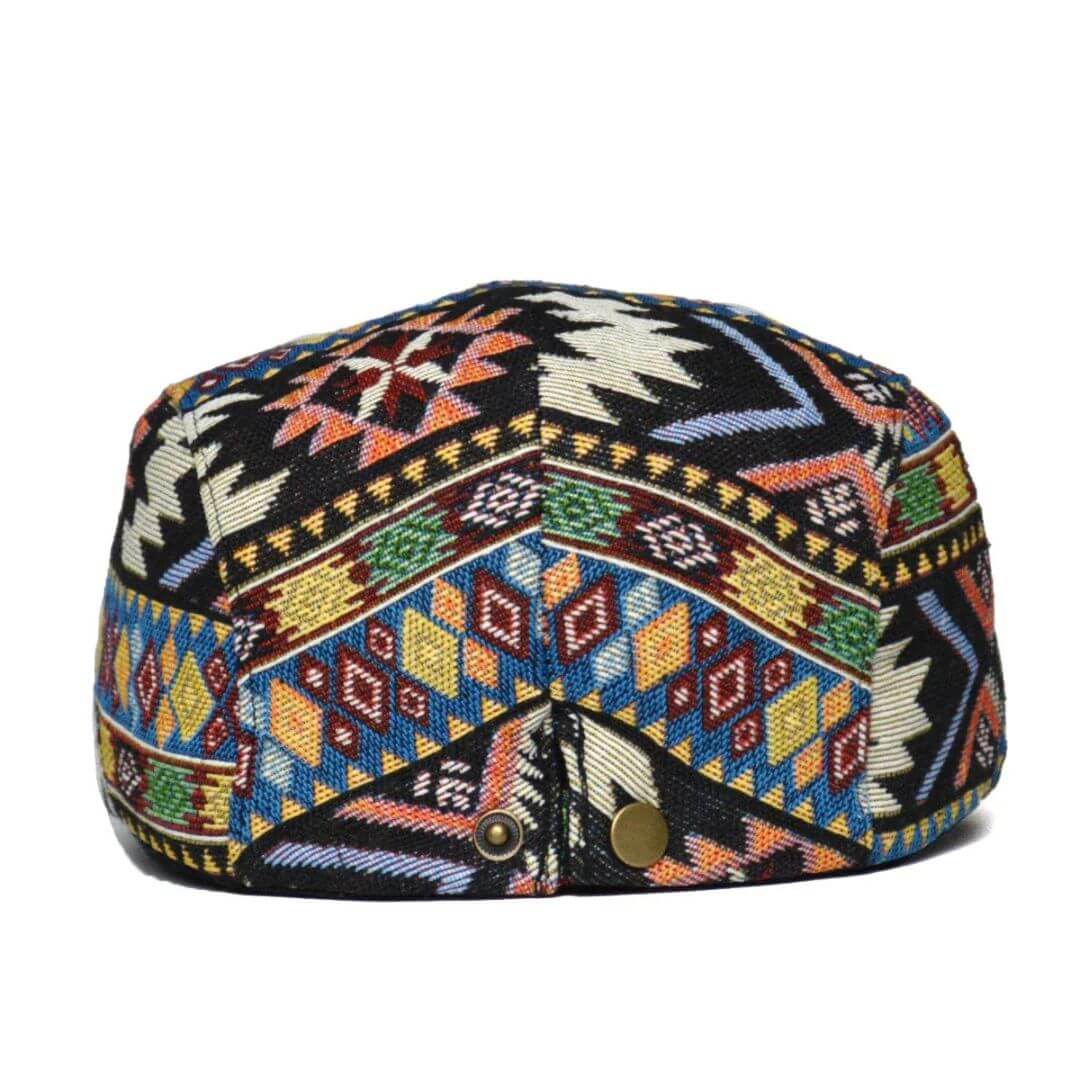 Elmont | Patterned Flat Cap