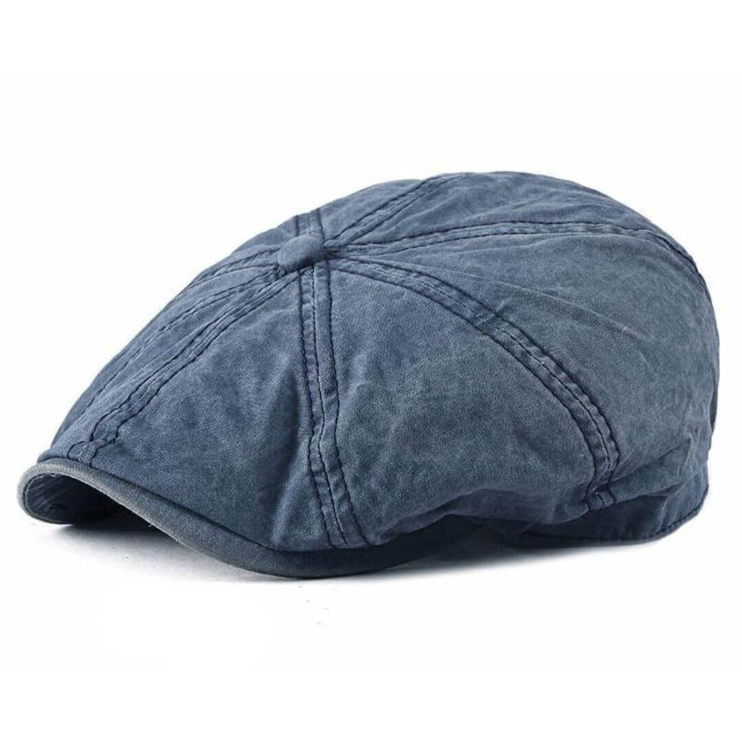 Elmont | Washed Cotton Newsboy Cap