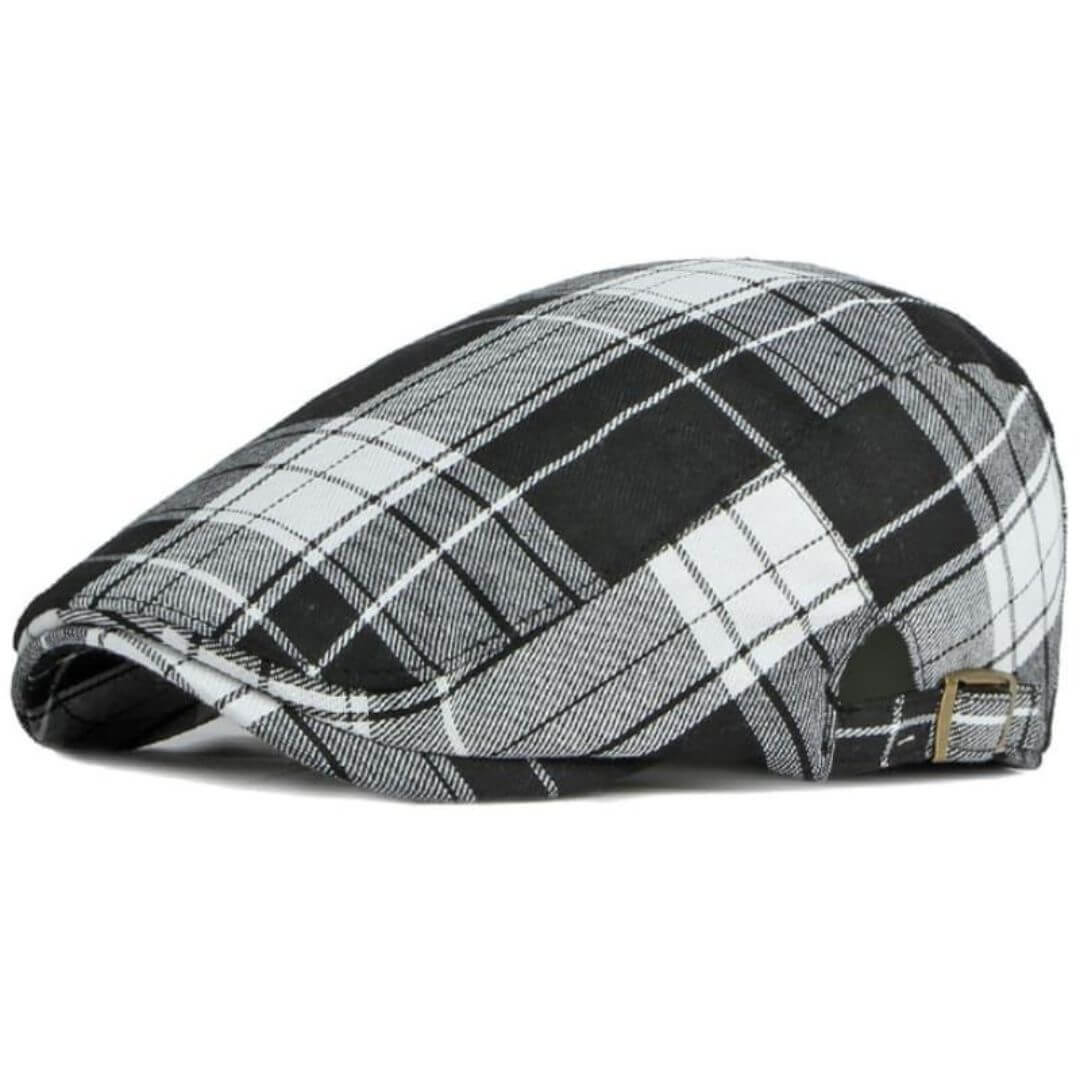 Elmont | Cotton Tartan Flat Cap