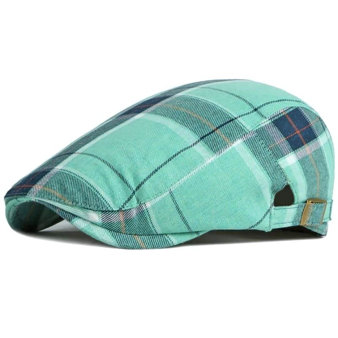 Elmont | Cotton Tartan Flat Cap
