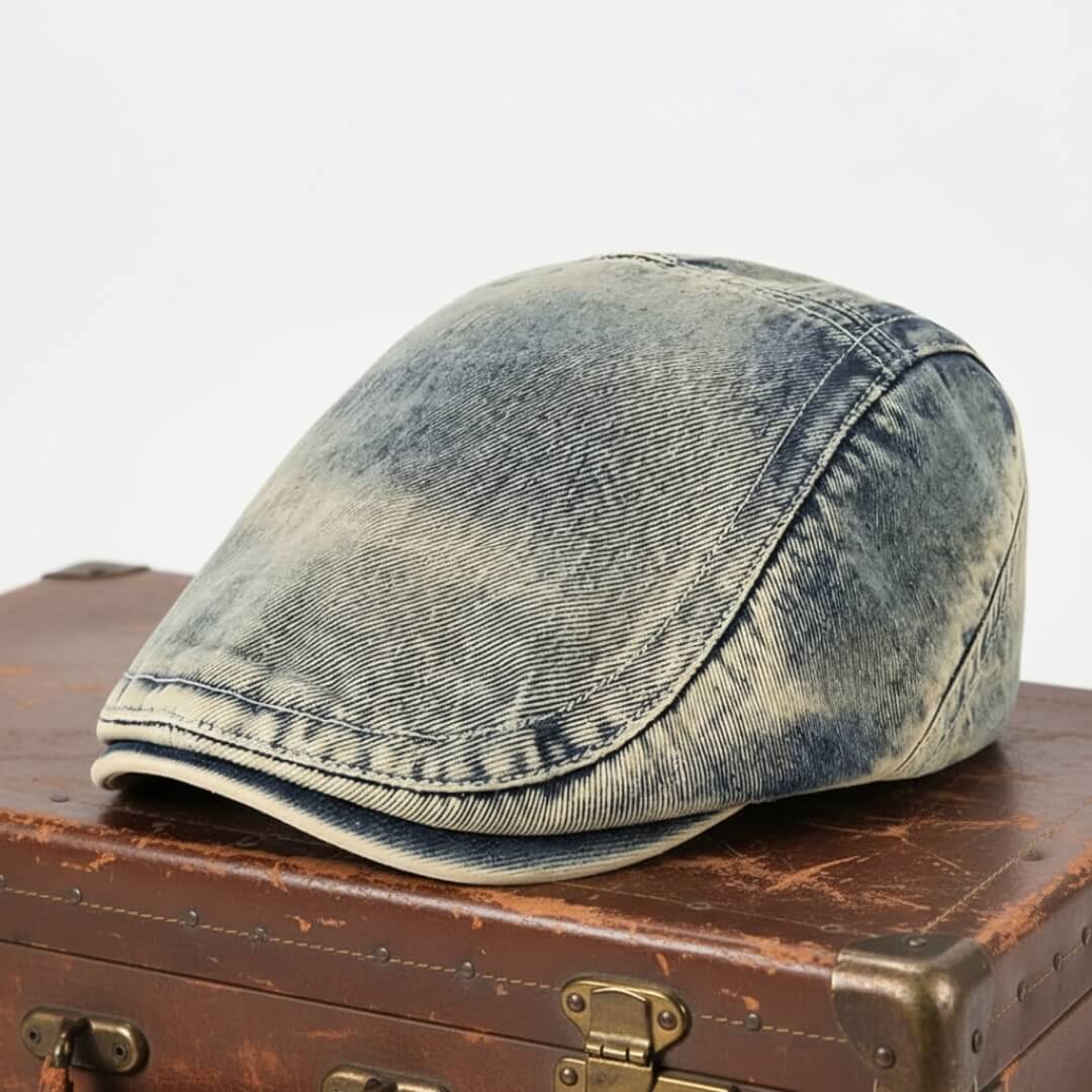 Elmont | Washed Denim Baseball Cap