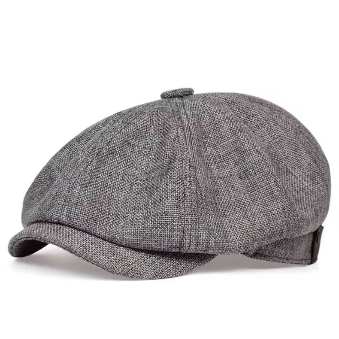 Elmont | Herringbone Tweed Newsboy Cap