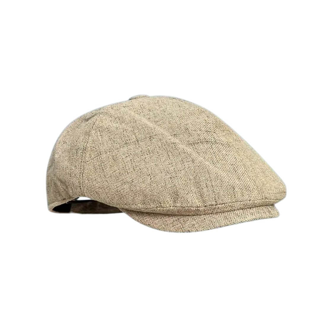 Elmont | Linen-Blend Flat Cap