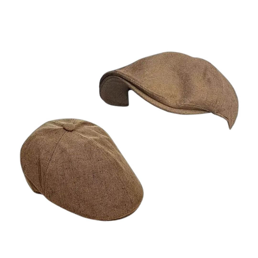 Elmont | Linen-Blend Flat Cap