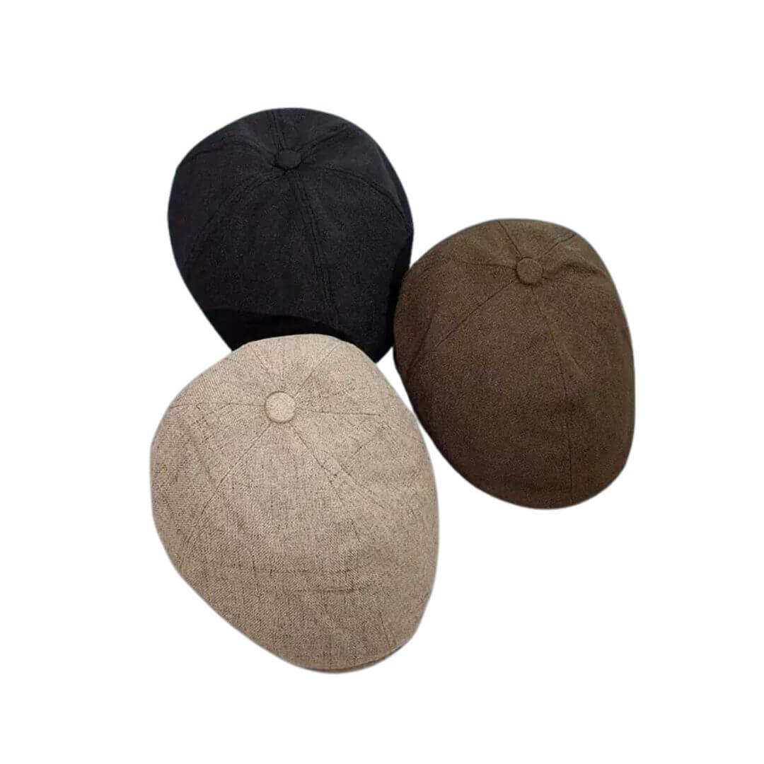 Elmont | Linen-Blend Flat Cap