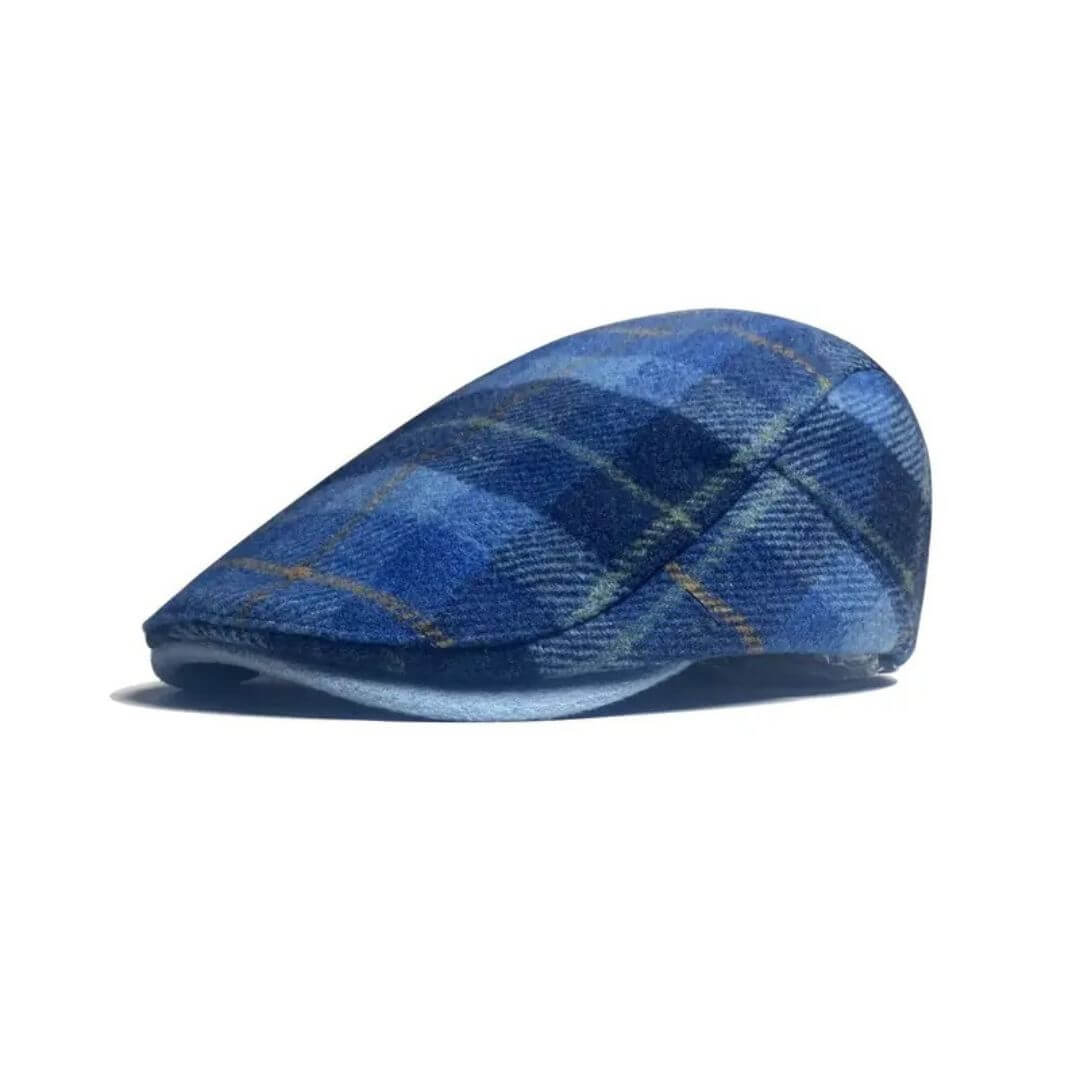 Elmont | Wool-Blend Check Flat Cap