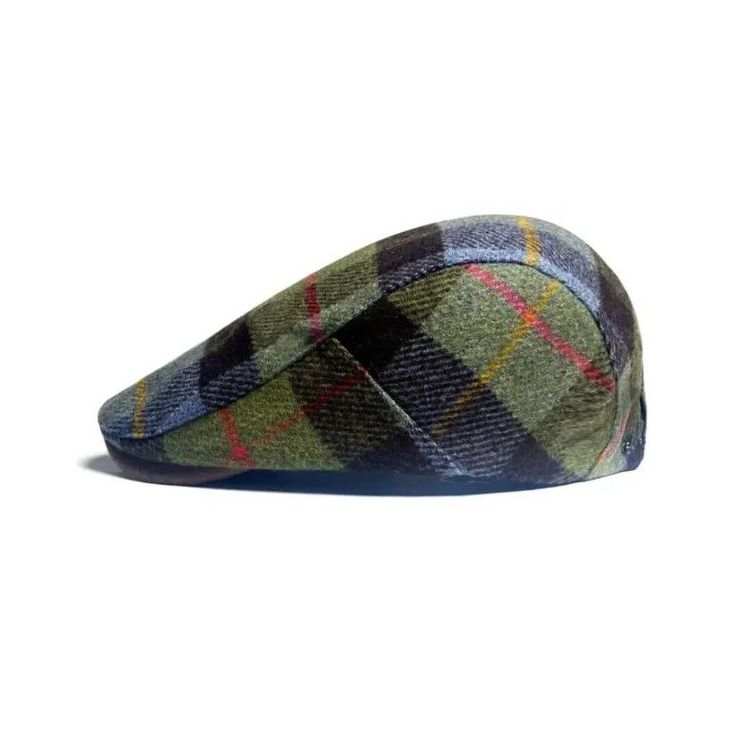 Elmont | Wool-Blend Check Flat Cap