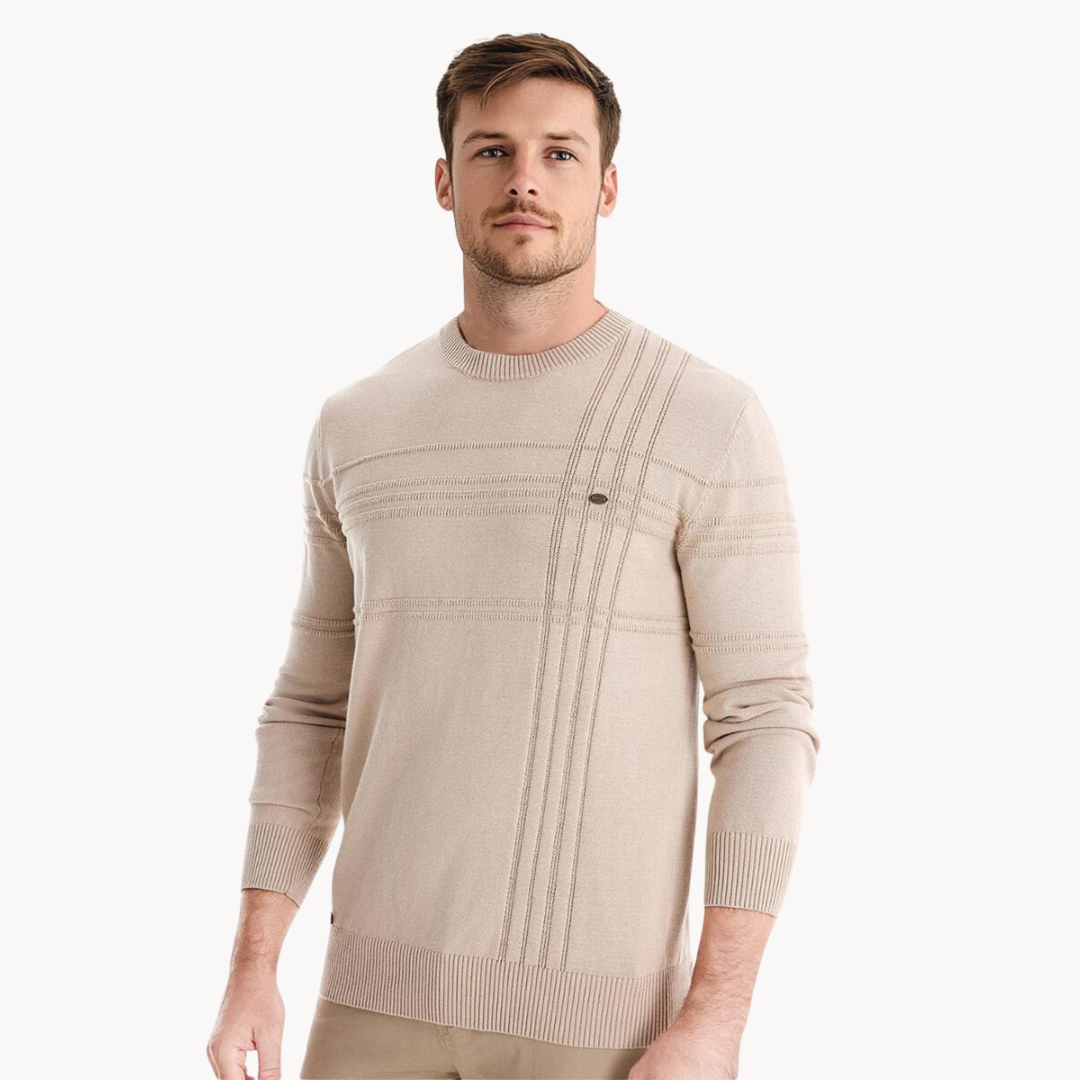 Elmont | Men's Striped Sweater