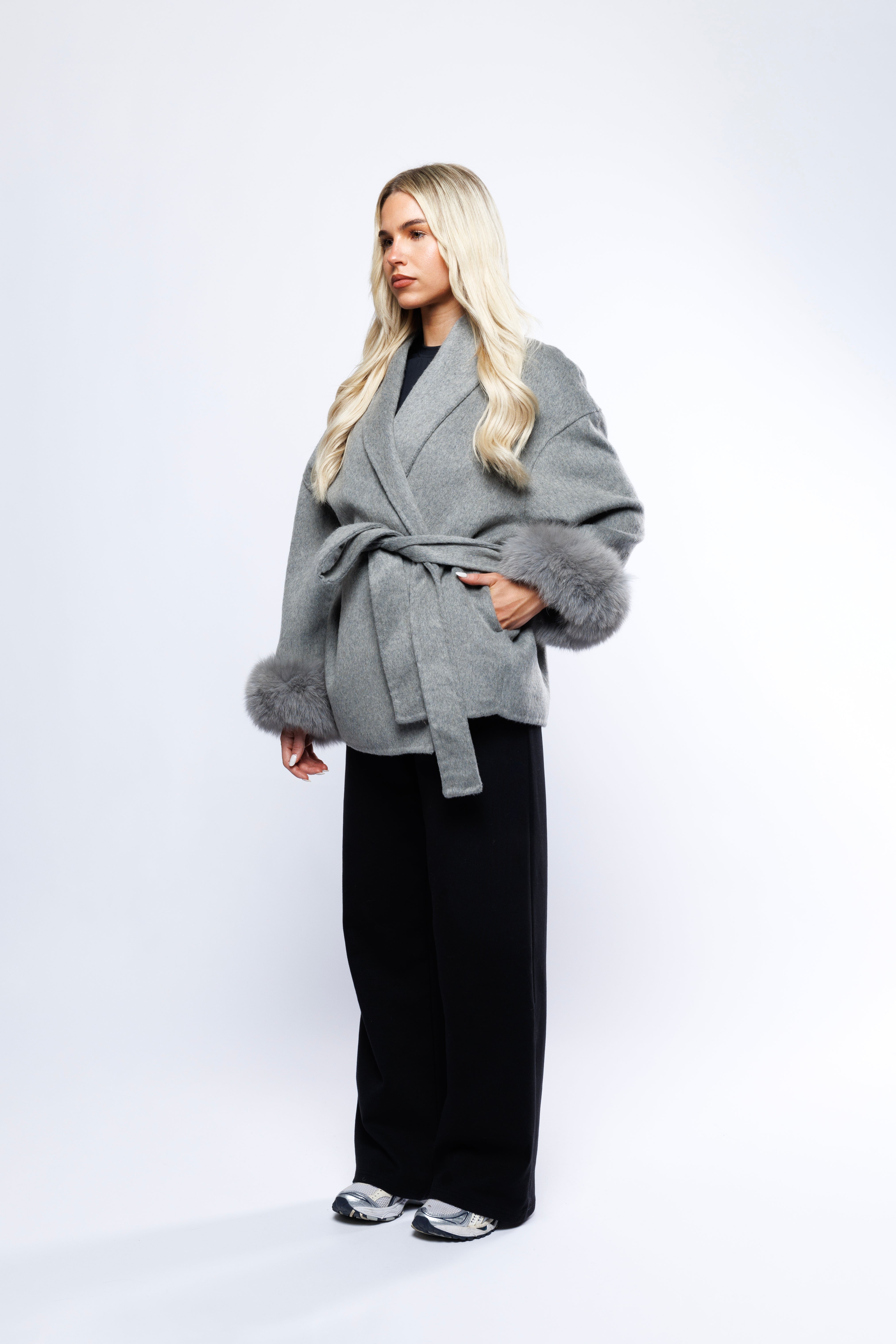 Elmont | Belted Wool-Blend Coat