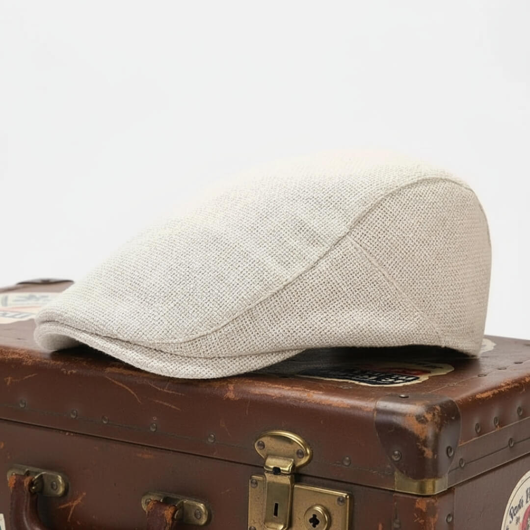 Elmont | Linen-Blend Ivy Cap
