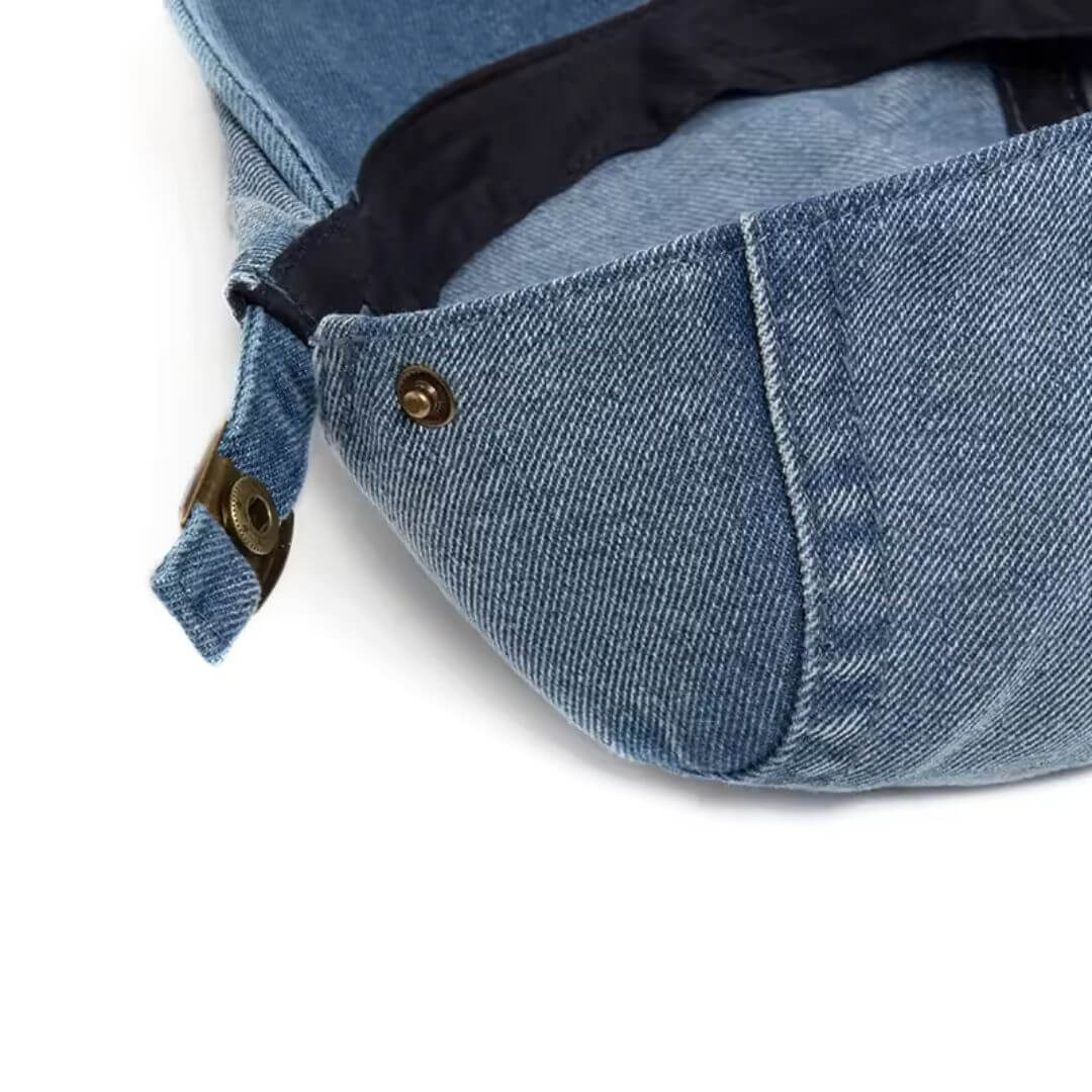 Elmont | Stonewashed Denim Cap