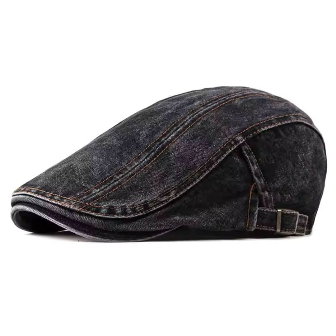 Elmont | Denim Flat Cap