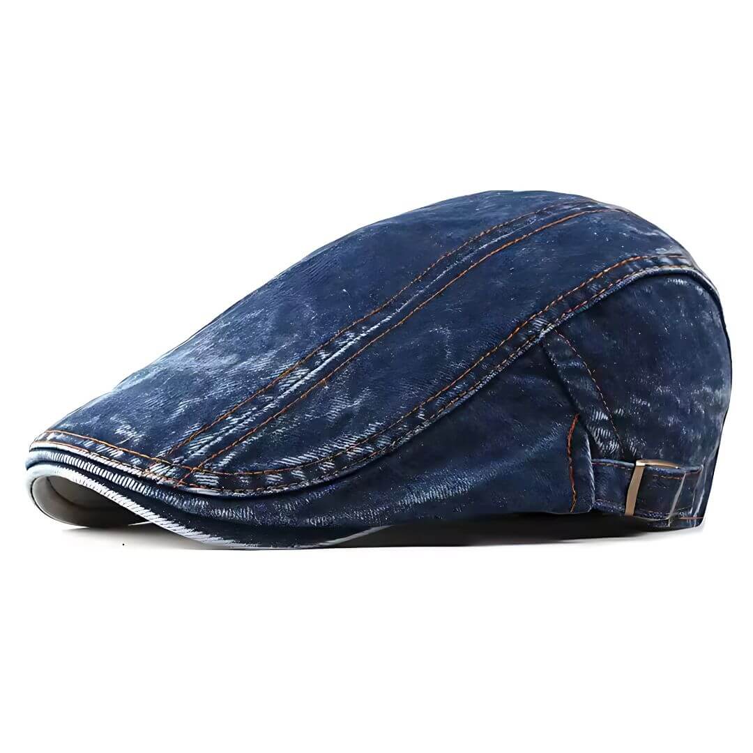 Elmont | Denim Flat Cap
