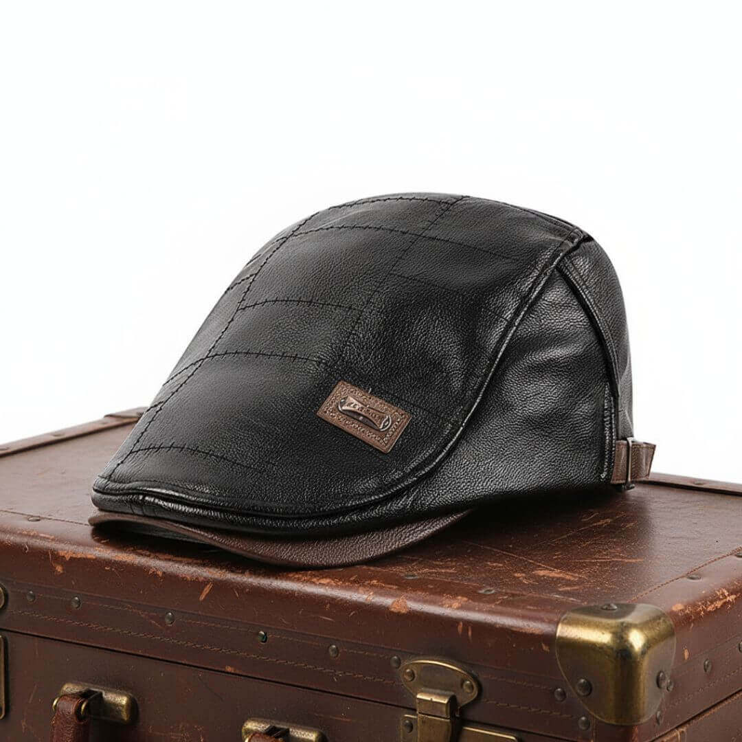 Elmont | Vegan Leather Flat Cap