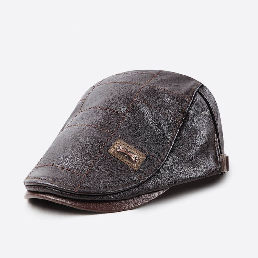 Elmont | Vegan Leather Flat Cap