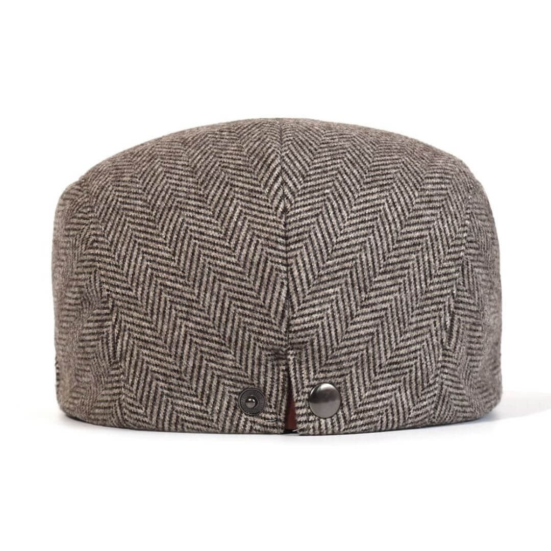 Elmont | Wool Herringbone Ivy Cap