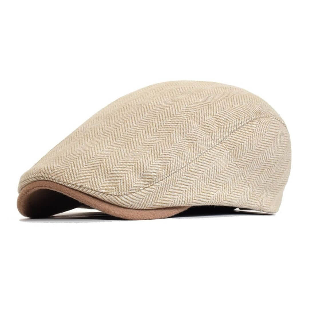 Elmont | Wool Herringbone Ivy Cap