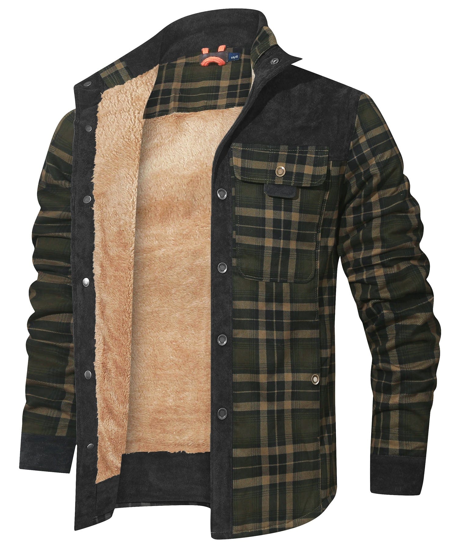Elmont | Faux-Fur-Lined Flannel Jacket