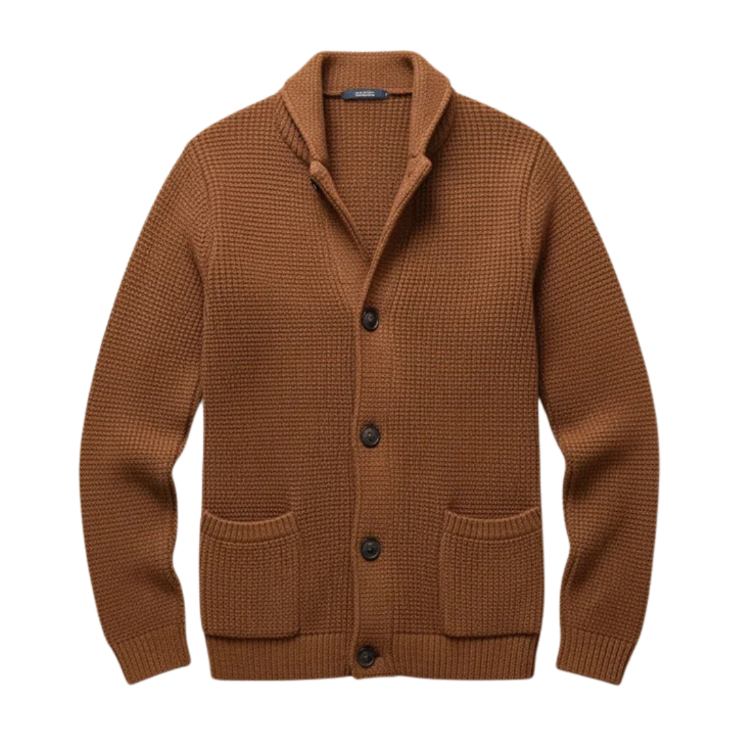 Elmont | Wool-Blend Button-Front Cardigan
