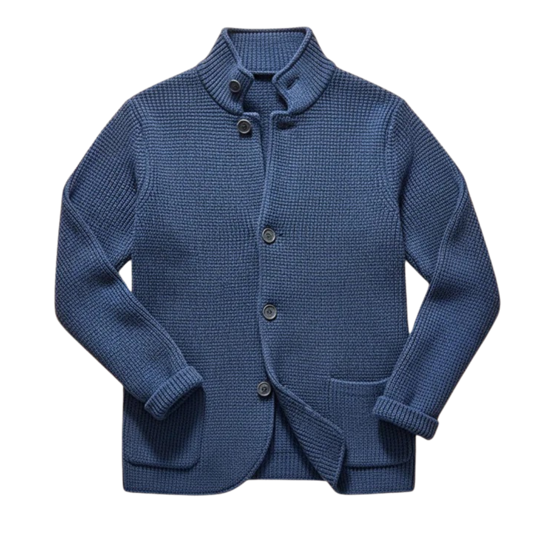 Elmont | Wool-Blend Button-Front Cardigan