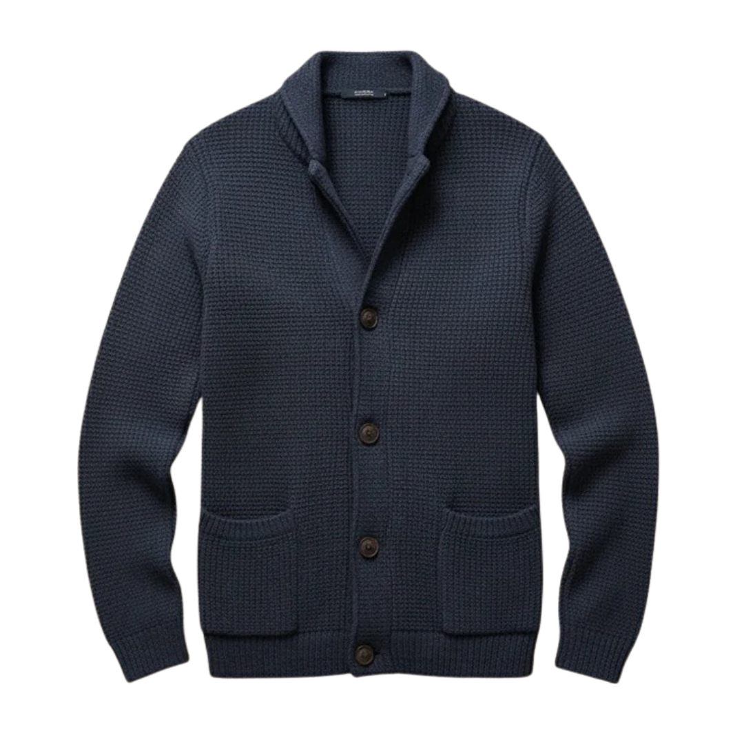 Elmont | Wool-Blend Button-Front Cardigan