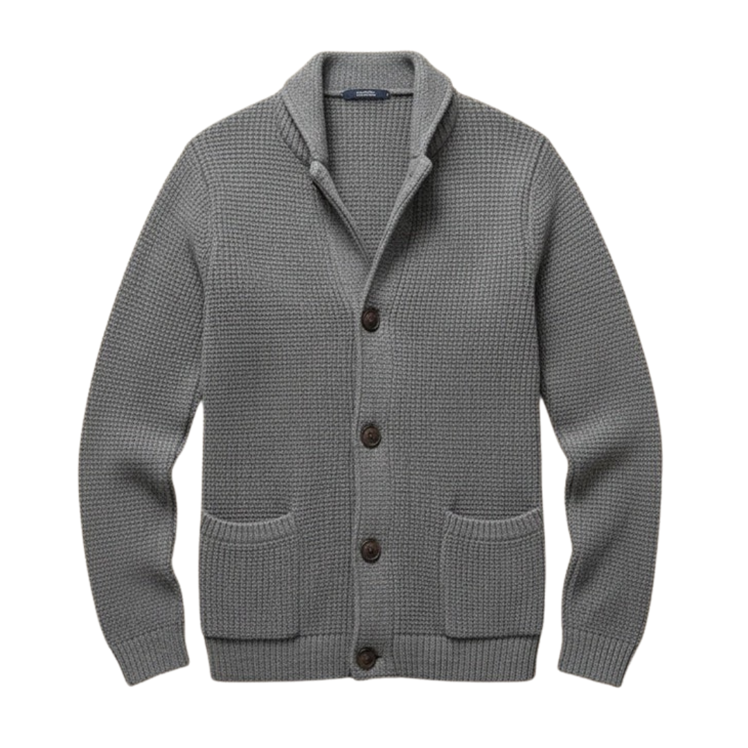Elmont | Wool-Blend Button-Front Cardigan