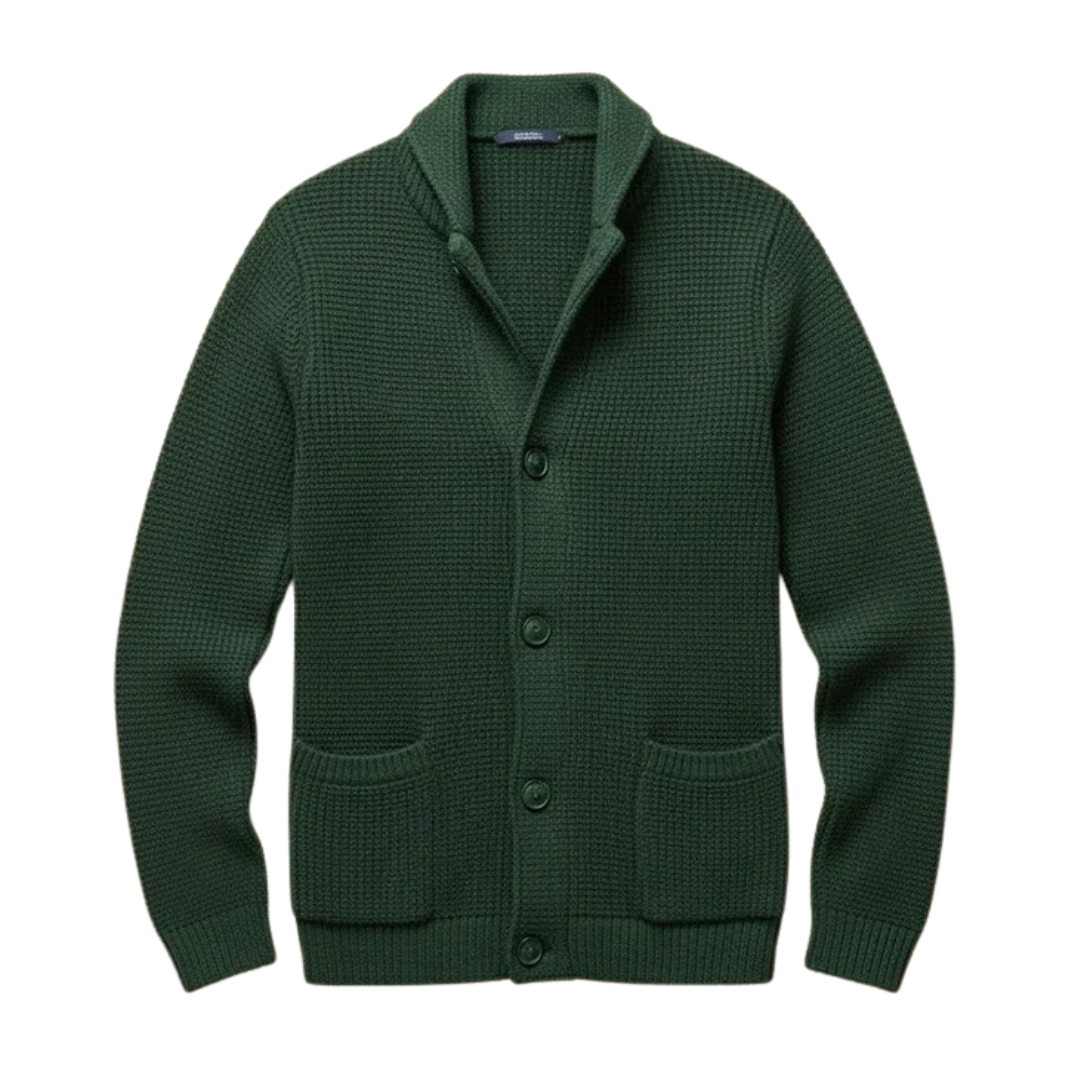 Elmont | Wool-Blend Button-Front Cardigan