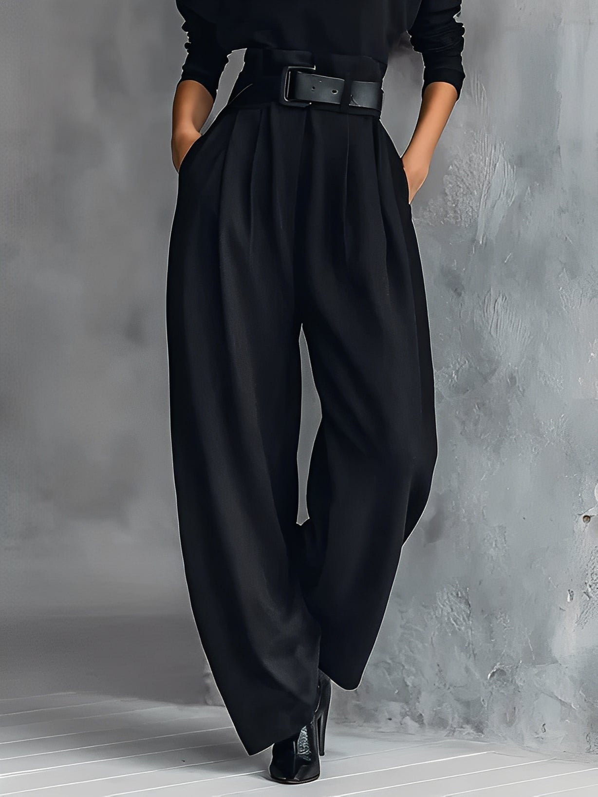 Elmont | Turtleneck Wide-Leg Jumpsuit