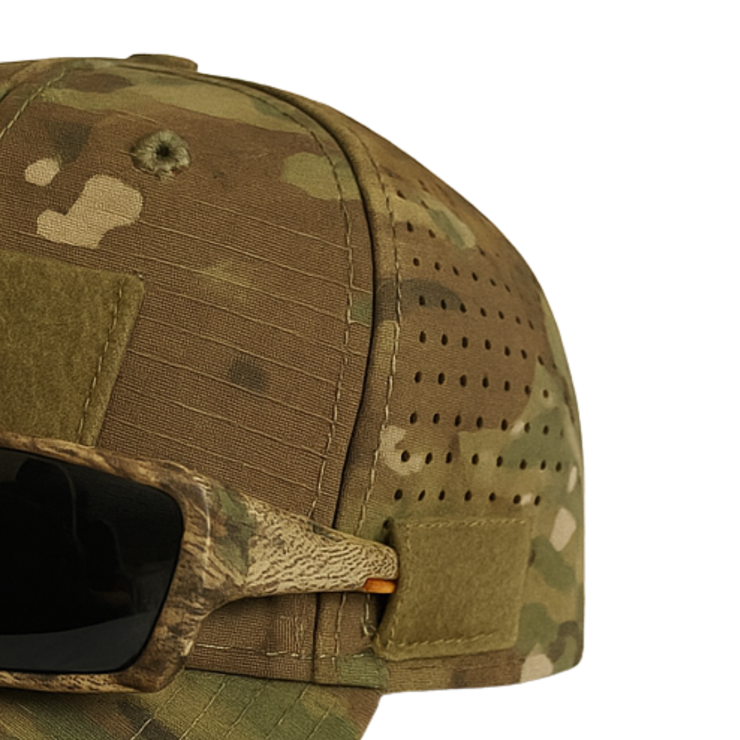 Elmont | Camo Cap with Sunglasses Holder