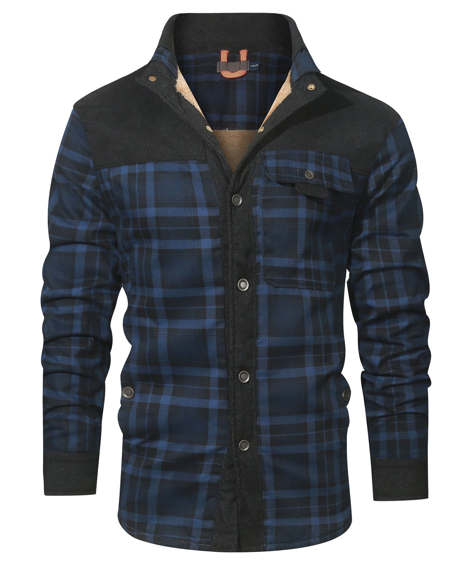 Elmont | Faux-Fur-Lined Flannel Jacket