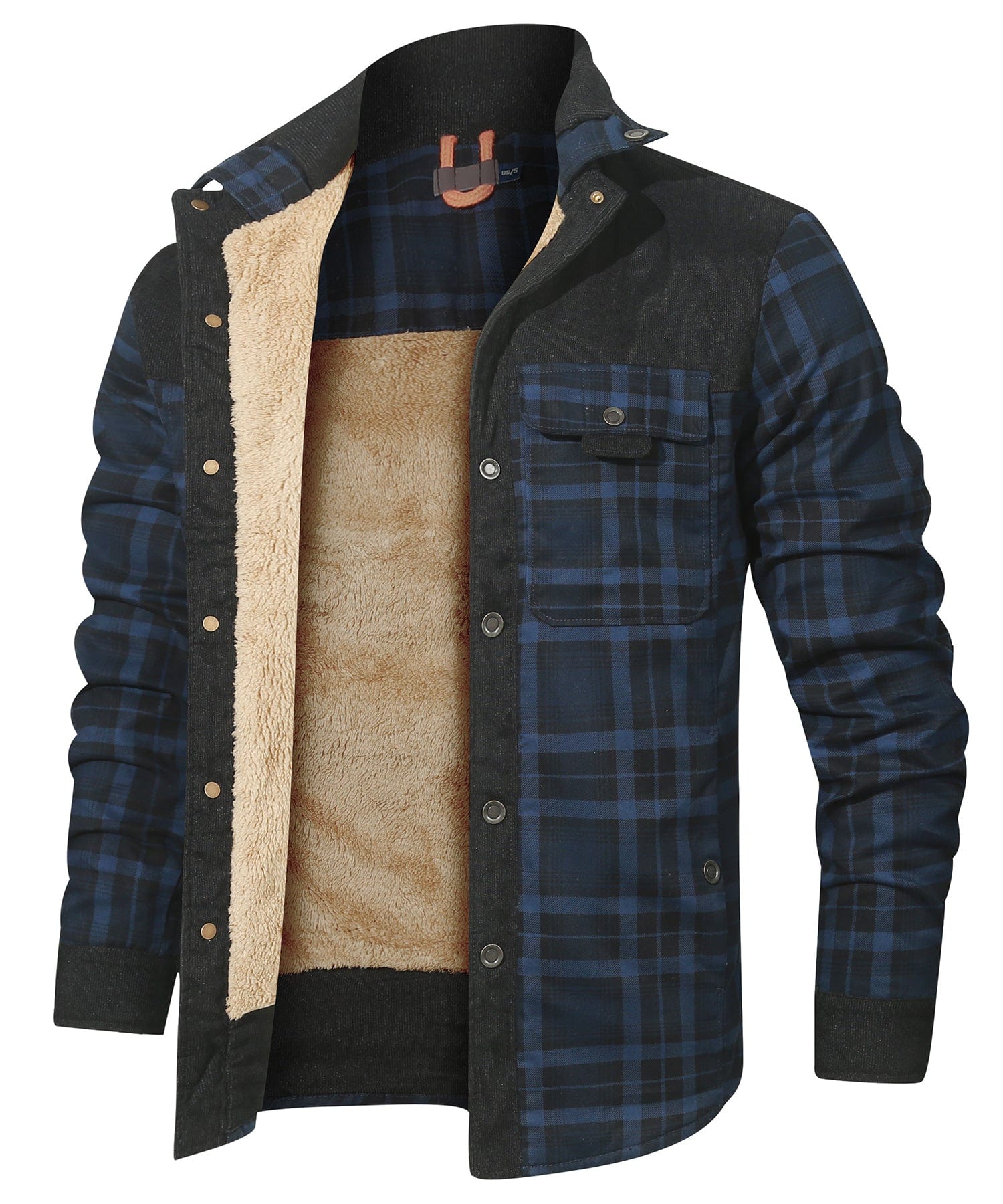 Elmont | Faux-Fur-Lined Flannel Jacket