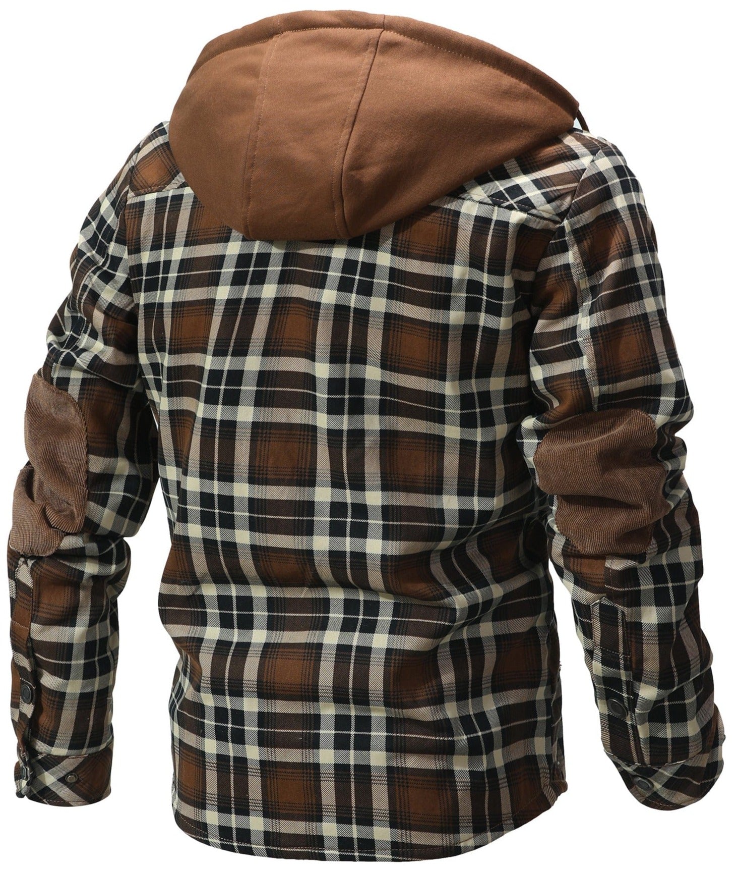 Elmont | Hooded Sherpa-Lined Flannel Jacket