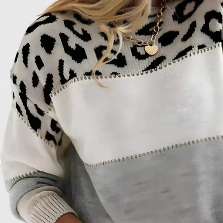 Elmont | Leopard Print Sweater