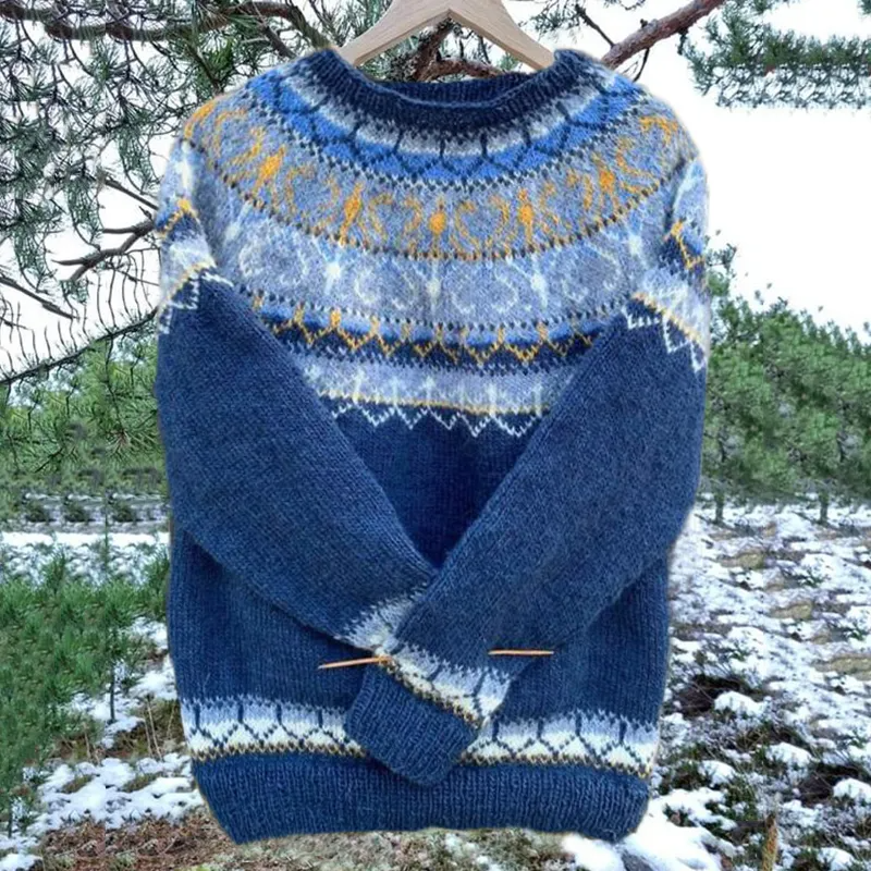 Elmont | Wool-Blend Nordic Cardigan