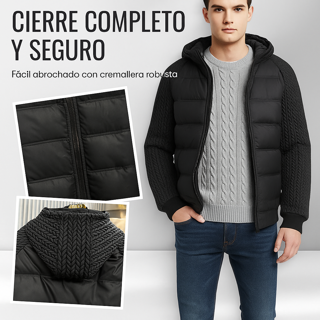 Elmont | Padded Windproof Hooded Jacket
