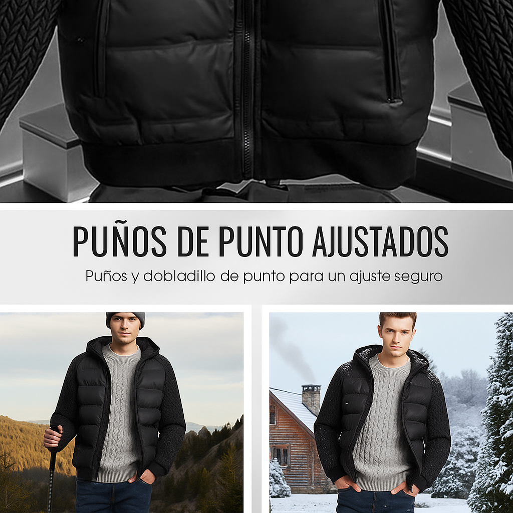 Elmont | Padded Windproof Hooded Jacket