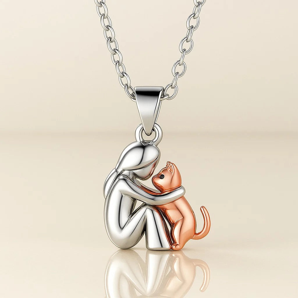 Elmont | Cat Silhouette Pendant Necklace