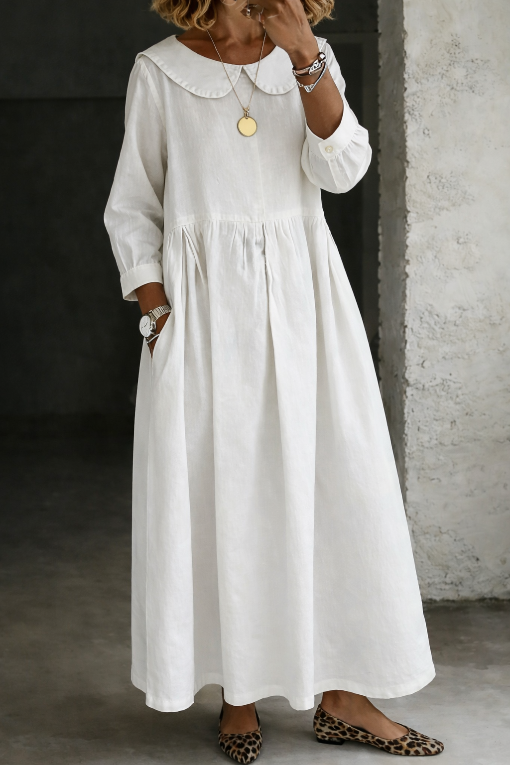 M&H | Peter Pan Collar Dress