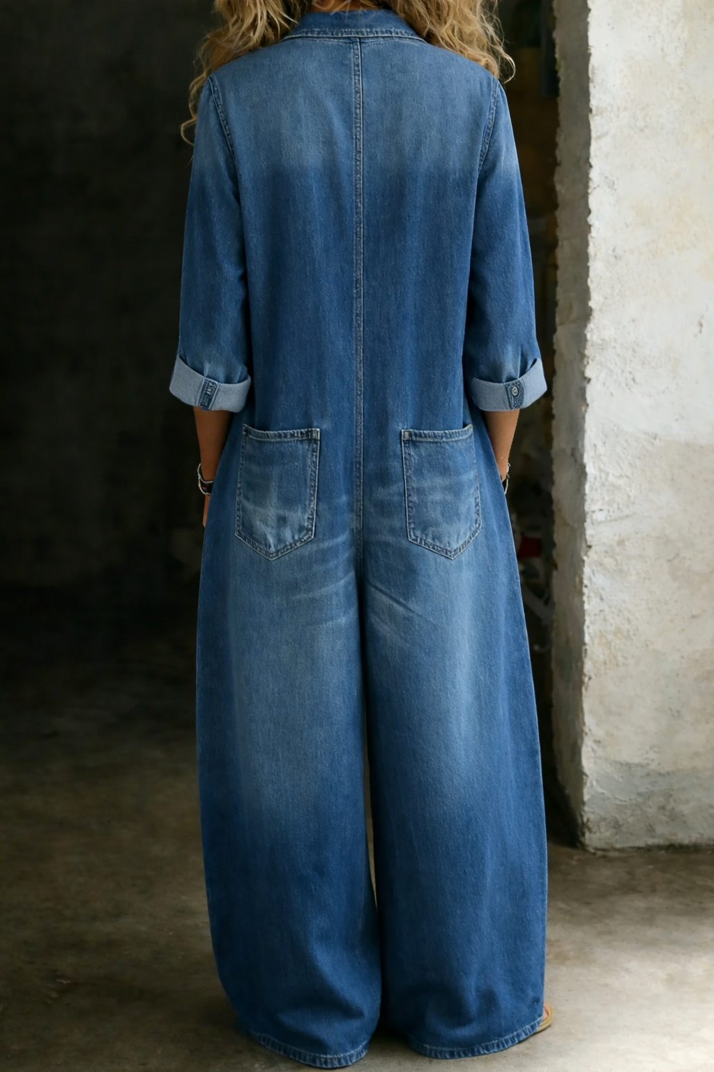 M&H | Jumpsuit with Patch Pockets