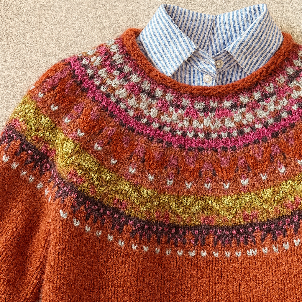 Elmont | Vintage Nordic Knit Sweater